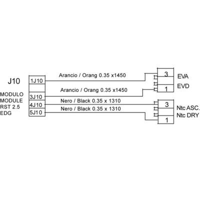 Okablowanie elektrozaworów / NTC X MOD.3.5 (C00142746) 482000081879