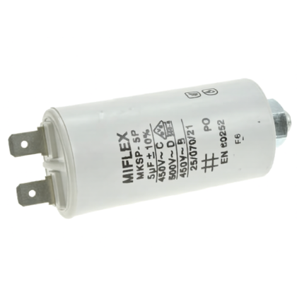 Kondensator sprężarki do lodówki Amica MKSP-5P 5 uF 450 V F6,3 8019333