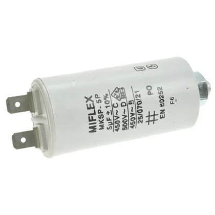 Kondensator sprężarki do lodówki Amica MKSP-5P 5 uF 450 V F6,3 8019333