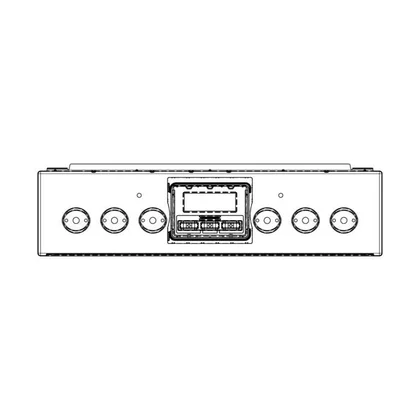 Elementy obudowy Panel obsługi do piekarnika i płyty grzejnej AEG / Electrolux nierdzewny 50 cm SET 6K
