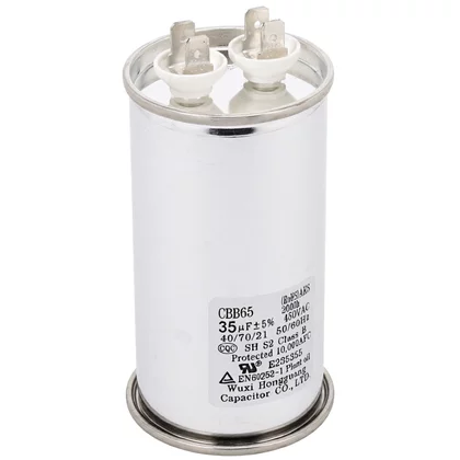Sprężarki, akcesoria, przekaźnik Kondensator sprężarki do klimatyzatora przenośnego Electrolux / AEG 450 V 35 uF