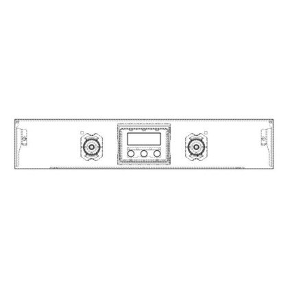 panel obslugi,nierdzewny,60cm, SET, 2K