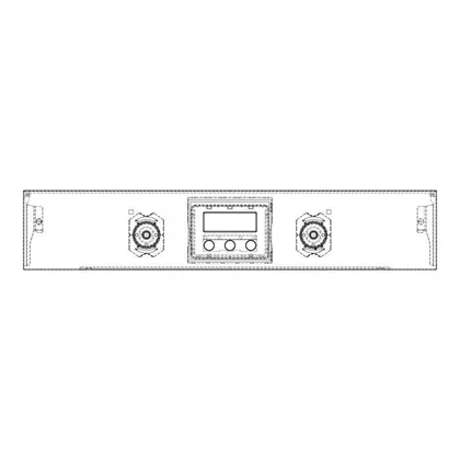 Elementy obudowy Panel obsługi do piekarnika Electrolux / AEG 60 cm inox SET 2K