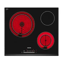 Płyta ceramiczna do zabudowy Siemens ET651FK17E 3-polowa czarna