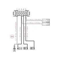 Elektronika do suszarek bębnowyc Wiązka kablowa sprężarki do suszarki Electrolux / AEG 280 mm