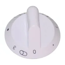 Pokrętło białe do płytki grzejnej Amica z polem poszerzonym 8002842