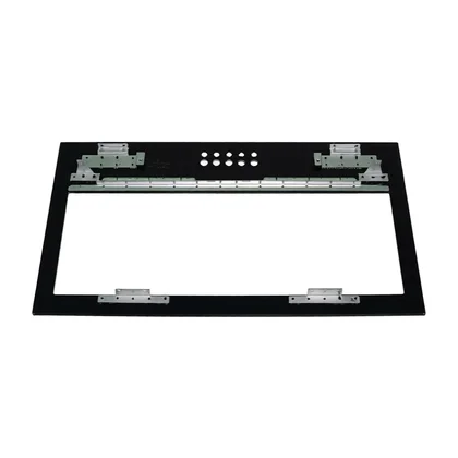 Szyba przednia do okapu Amica czarna 550 x 310 x 6 mm 1046534