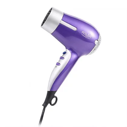 Suszarka do włosów Adler AD 2218 1500 W fioletowo-srebrna