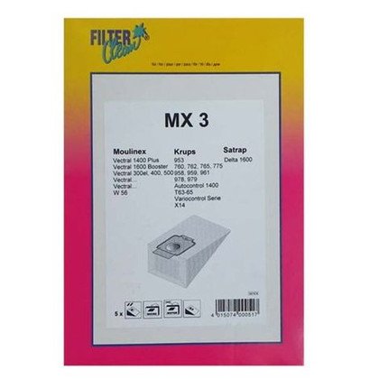 MX3 Worki do odkurzacza 5 szt.