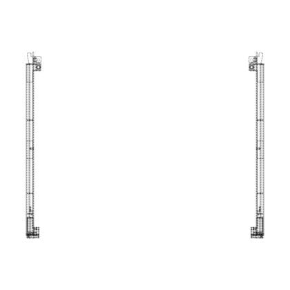 Zestaw szyby drzwi - 594x466mm