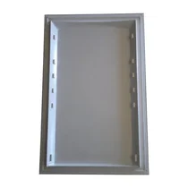 Drzwi chłodziarki do chłodziarko-zamrażarki Amica inox 1031487