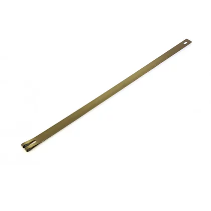 Krótka metalowa taśma zawiasu drzwi zmywarki Whirlpool / Indesit / Ariston / Hotpoint 255 mm 481240118707 C00311072