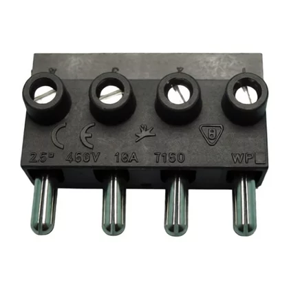 Wtyk 4-polowy do płyty Amica czarny 8014420