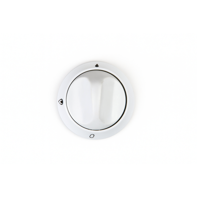 Pokrętło palnika gazowego - białe (02-0410)