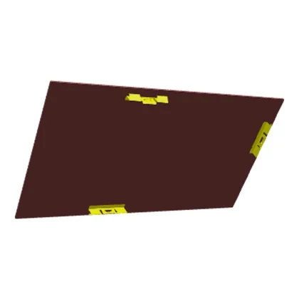Elementy obudowy Płyta grzejna czarna Electrolux / AEG 290 x 520 mm