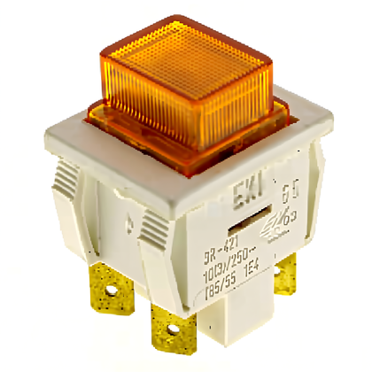 Przełącznik z kontrolką do lodówki Whirlpool / Indesit / Ariston / Hotpoint 481227618331 C00327277
