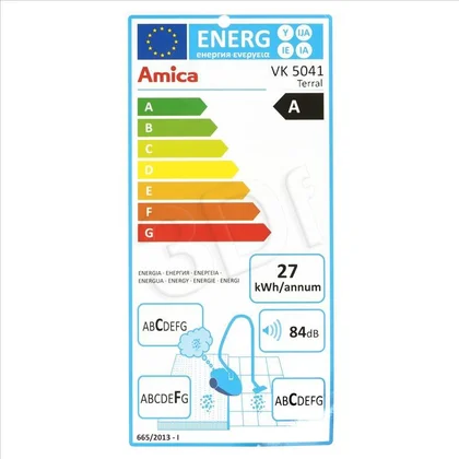 Odkurzacz workowy Amica Terral VK 5041 700 W czerwony