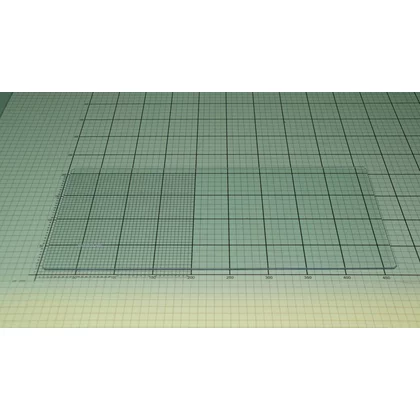Półka szklana do lodówki Amica 460x205x4 mm 1030296