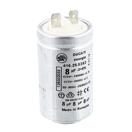 Elektronika do suszarek bębnowyc Kondensator przeciwzakłóceniowy do suszarki (8 µF) (1250020334)