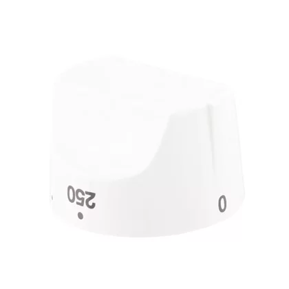 Pokrętło termostatu do piekarnika Electrolux / AEG białe 0–250 8075119019