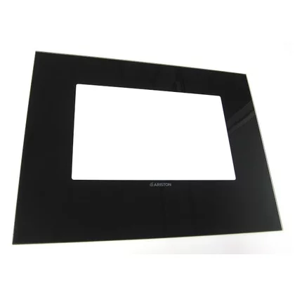 Szyba zewnętrzna drzwi piekarnika Ariston / Indesit / Hotpoint / Whirlpool czarna 57,5 x 43,5 cm C00052542 482000026799