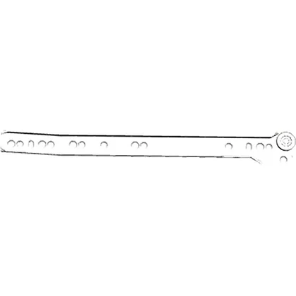 Prowadnice do szuflad - różni pr Lewa prowadnica środkowej szuflady zamrażarki do lodówki Electrolux / AEG 300 mm 2085453039