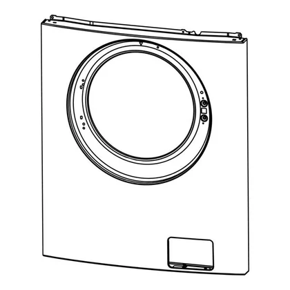 Panel przedni obudowy do pralki Electrolux / AEG 1327205207