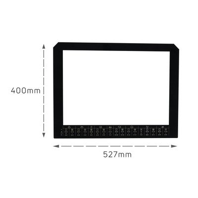 Szyba wewnętrzna drzwi do piekarnika / kuchenki Amica pyroliza 8517662_SPrl.el.3922 9097889