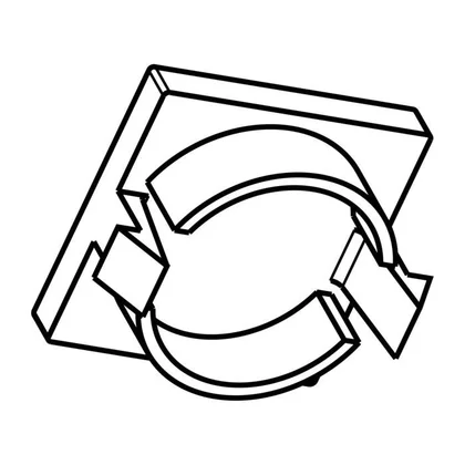 Zaślepka osłona wkrętu do chłodziarko-zamrażarki Electrolux / AEG 17,25 x 14,75 mm