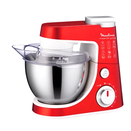 Robot planetarny Moulinex Masterchef Gourmet 900 W czerwono-srebrny QA400G