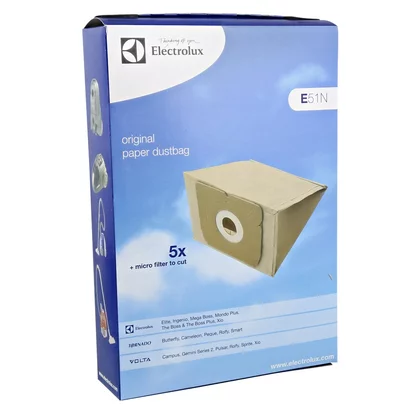 Worki papierowe i filtr do odkurzacza Electrolux / AEG Xio / The Boss / Mondo Plus E51N 9001955807