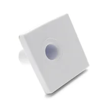 Elementy szklane i plastikowe lo Prawe gniazdo zawiasu drzwi do chłodziarko-zamrażarki Indesit / Whirlpool 25 x 25 mm 482000026623 C00046890