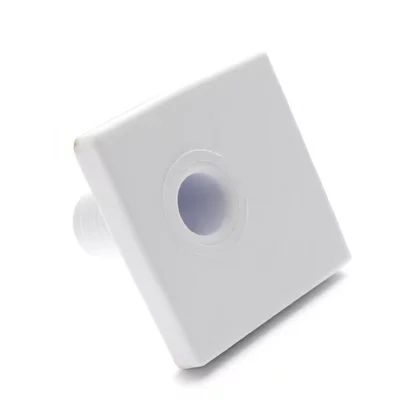 Elementy szklane i plastikowe lo Prawe gniazdo zawiasu drzwi do chłodziarko-zamrażarki Indesit / Whirlpool 25 x 25 mm 482000026623 C00046890