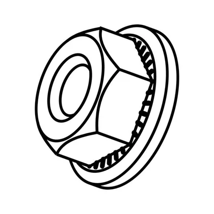 Nakrętka grzałki górnej do piekarnika Electrolux / AEG 3878730047