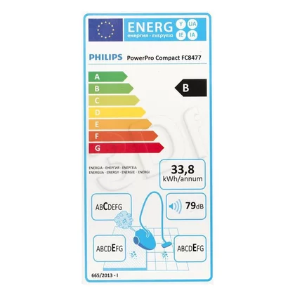 Odkurzacz bezworkowy Philips FC8477/91 750 W czarno-srebrny