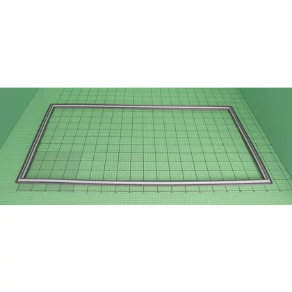 Uszczelka drzwi chłodziarki Amica szara 52,1 cm x 94 cm 1040965