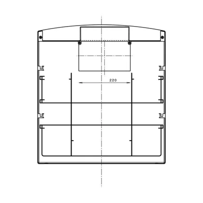 Górny blat do lodówki i zamrażarki Electrolux / AEG biały 545 x 591 mm 2064463017