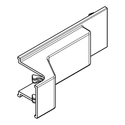 Górna pokrywa zawiasu do chłodziarko-zamrażarki Electrolux / AEG 7820 123 x 41,6 mm