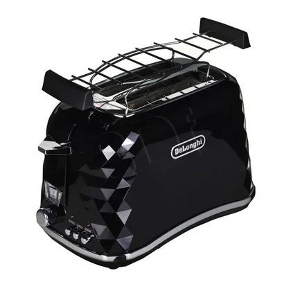 Toster DeLonghi Brillante CTJ 2103.BK 900 W czarny