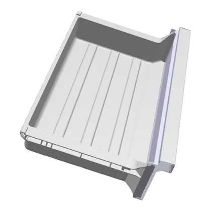 Półki na drzwi różni producenci Szuflada do lodówki Electrolux / AEG z sitodrukiem 7902 450 x 115 mm