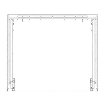 Szyba zewnętrzna drzwi piekarnika Electrolux / AEG 592 x 463 mm 8070293173
