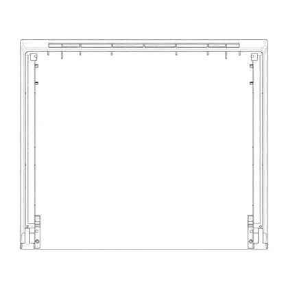 Szyba zewnętrzna drzwi piekarnika Electrolux / AEG 592 x 463 mm 8070293173