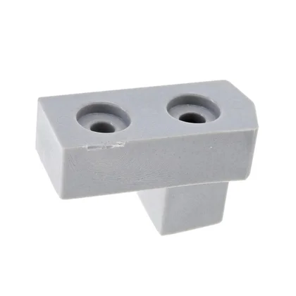 Dolny odbój drzwi do lodówki Electrolux / AEG srebrny 33,7 x 14,5 mm