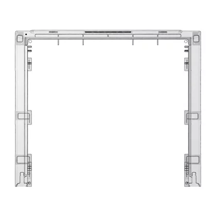 Szyba przednia drzwi piekarnika Electrolux / AEG biała 594 x 465 mm