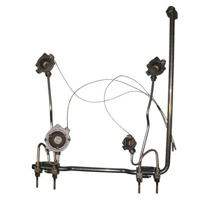 Rurki doprowadzające gaz do kuch Kompletna armatura gazowa do kuchenki Amica 51GE3.*2Zp G20 / Gz50 BSI/SOMI rura-LG 9038891