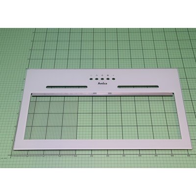 Szyba okapu 548x308x6 biała (1041230)