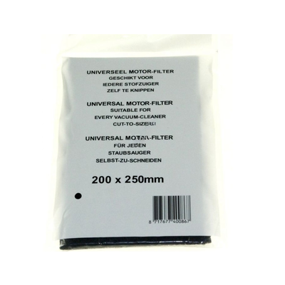 Filtr fizelinowy uniwersalny (200x240mm) do odkurzacza