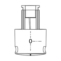 Pokrętło termostatu do piekarnika Electrolux / AEG czarne 0-250