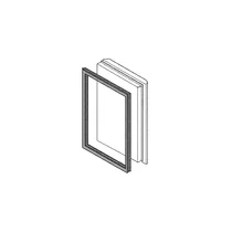 Drzwi zamrażarki do lodówki Electrolux / AEG białe 586 x 692 mm 2003797798