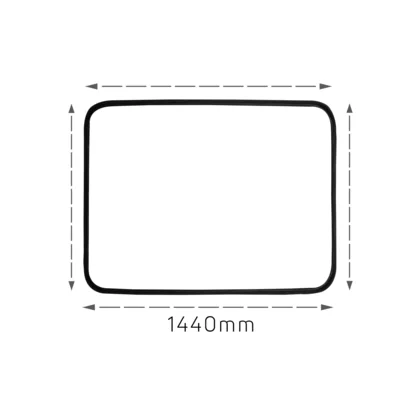 Uszczelka drzwi piekarnika Amica czarna 8066308
